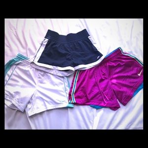 Lot of Nike workout shorts